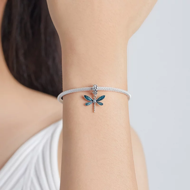 (image pour) Pendent Magnifique de Libellule Style PANDORA - BSC521 - Afficher 5