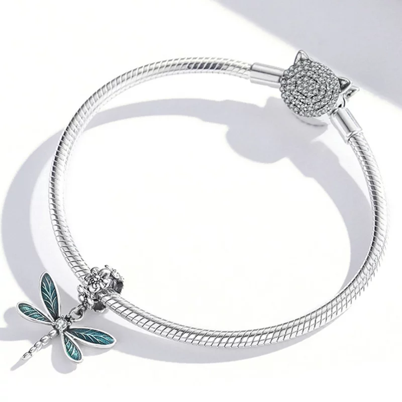 (image pour) Pendent Magnifique de Libellule Style PANDORA - BSC521 - Afficher 6