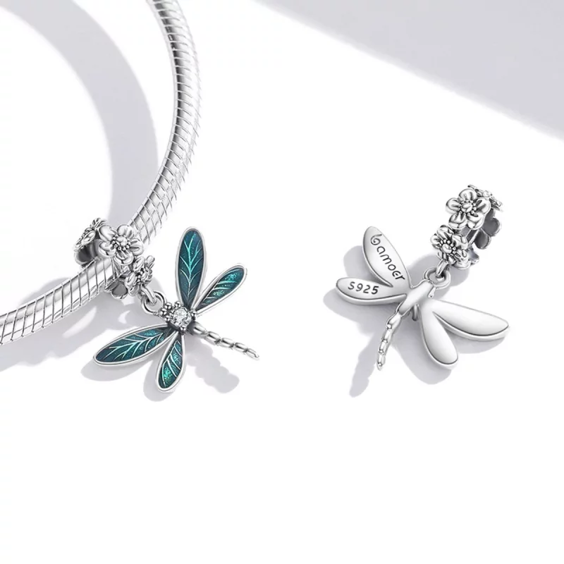 (image pour) Pendent Magnifique de Libellule Style PANDORA - BSC521 - Afficher 7