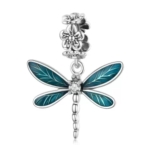 Pendent Magnifique de Libellule Style PANDORA - BSC521 (image pour) Pendent Magnifique de Libellule Style PANDORA - BSC521
