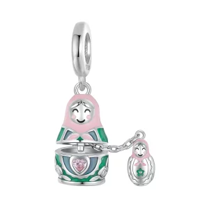 Pendent Poupée Russe Style PANDORA - SCC2901 (image pour) Pendent Poupée Russe Style PANDORA - SCC2901
