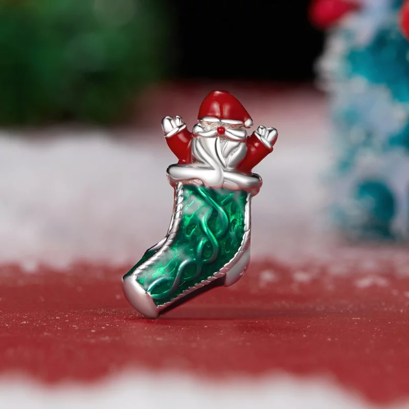(image pour) Perles de Bas de Noël Style PANDORA - SCC2915 - Afficher 2