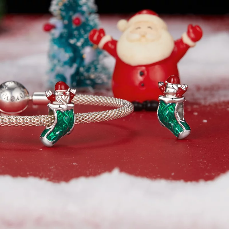(image pour) Perles de Bas de Noël Style PANDORA - SCC2915 - Afficher 4