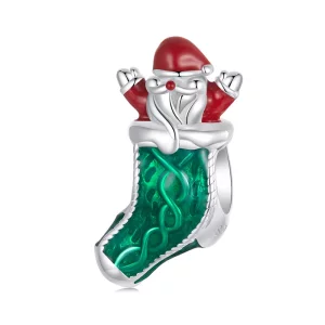 Perles de Bas de Noël Style PANDORA - SCC2915 (image pour) Perles de Bas de Noël Style PANDORA - SCC2915