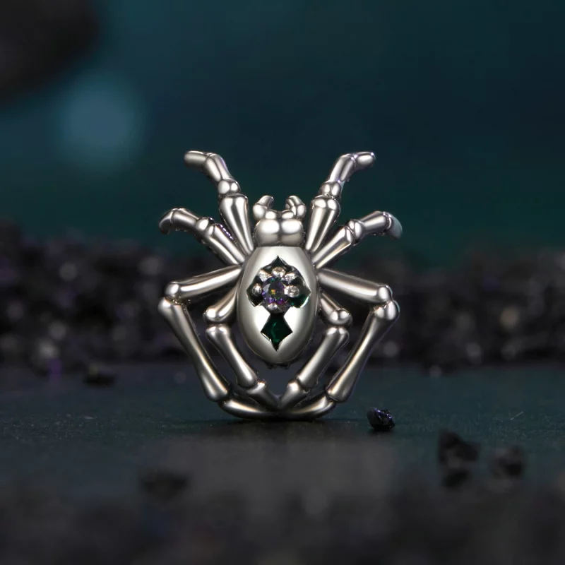 (image pour) Perles de Mystérieuse Araignée Style PANDORA - BSC1062 - Afficher 2