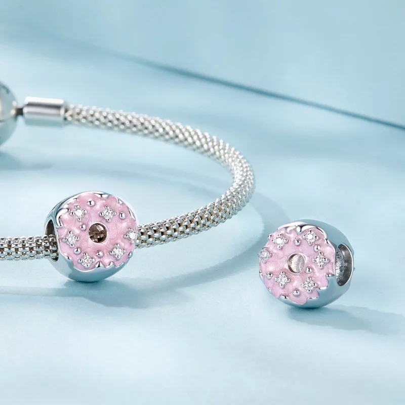 (image pour) Perles Style PANDORA Donut - SCC2844 - Afficher 4