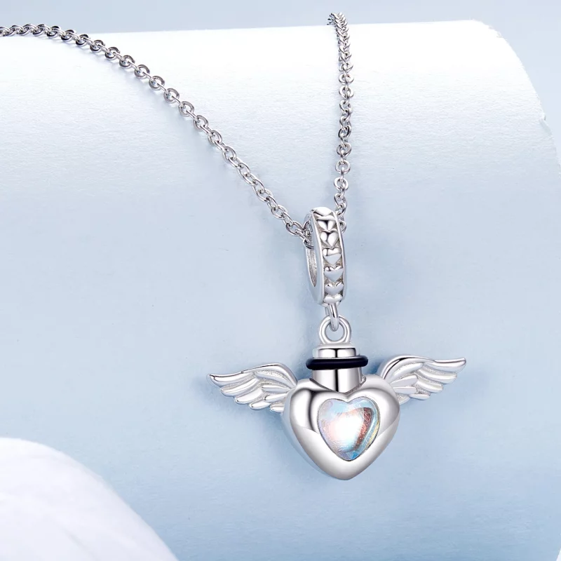 (image pour) Urne funéraire pour animaux de compagnie style PANDORA pendentif boîte commémora - Afficher 2
