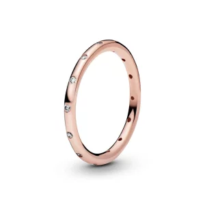 (image pour) Bague anneau étincelante simple Pandora - 180945CZ