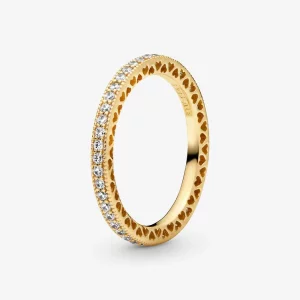 (image pour) Bague Éclat et Cœurs Pandora - 168655C01
