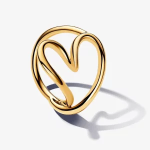 (image pour) Bague Cœur aux Formes Organiques Pandora - 163288C00