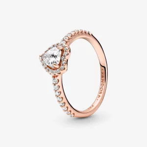 (image pour) Bague Cœur Surélevé Étincelante Pandora - 188421C02
