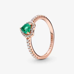(image pour) Bague Cœur Surélevé Étincelante Pandora - 188421C03