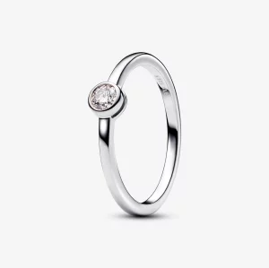 (image pour) Bague en argent sterling sertie d'un diamant de laboratoire de 0,15 carat Pandora Era - 192894C01