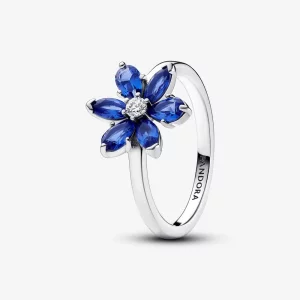 (image pour) Bague en grappe d'herbier bleu scintillant Pandora - 193000C01