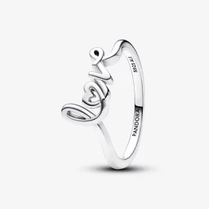 (image pour) Bague Love manuscrite Pandora - 193058C00