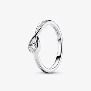 (image pour) Bague Pandora Infinite en diamant de culture 0,15 carat Poids total Argent Sterling - 199441C01