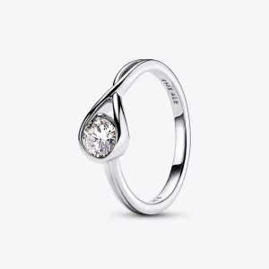 (image pour) Bague Pandora Infinite en diamant de culture 0,50 carat Argent Sterling - 199445C01
