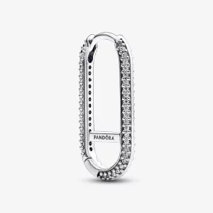 (image pour) Boucle d'oreille simple Lien Pavé Étendu Pandora ME - 292796C01