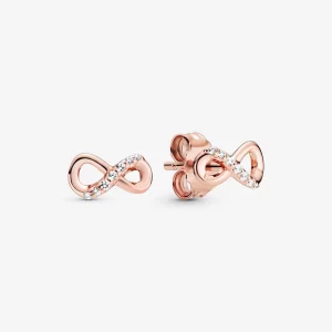 (image pour) Boucles d'oreille Pandora Sparkling Infinity à clou - 288820C01