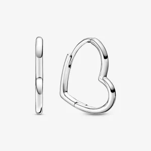 Boucles d'oreilles asymétriques en forme de cœur Pandora - 298307C00 (image pour) Boucles d'oreilles asymétriques en forme de cœur Pandora - 298307C00