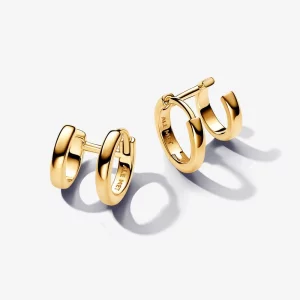 (image pour) Boucles d'oreilles doubles Huggie à anneaux Pandora - 263280C00