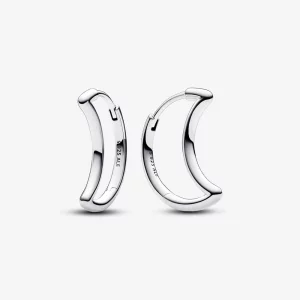 (image pour) Boucles d'oreilles Pandora Moon Hoop - 292989C00