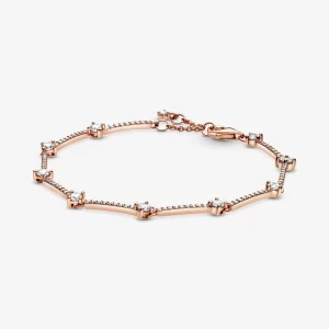 Bracelet Barres Éclatantes Pavé Pandora - 589217C01 (image pour) Bracelet Barres Éclatantes Pavé Pandora - 589217C01
