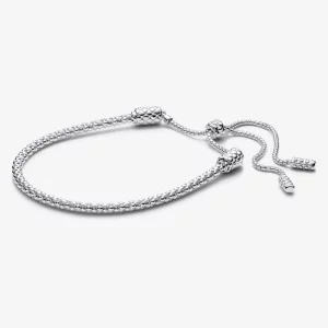 Bracelet coulissant à chaîne cloutée Pandora Moments - 593090C00 (image pour) Bracelet coulissant à chaîne cloutée Pandora Moments - 593090C00