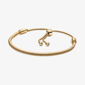 Bracelet coulissant à chaîne serpent Pandora Moments - 569652C01 (image pour) Bracelet coulissant à chaîne serpent Pandora Moments - 569652C01
