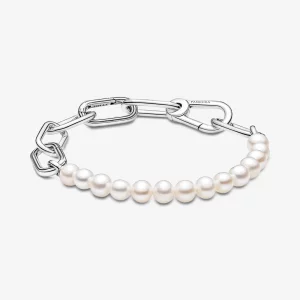 (image pour) Bracelet en perles de culture d'eau douce traitées Pandora ME - 599694C01