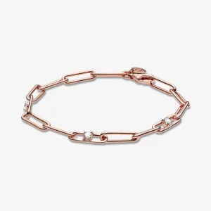 Bracelet Pandora Chaîne à Maillons et Pierres - 589177C01 (image pour) Bracelet Pandora Chaîne à Maillons et Pierres - 589177C01