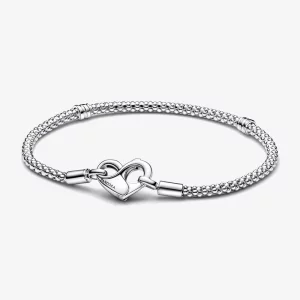 Bracelet Pandora Moments à chaîne cloutée - 592453C00 (image pour) Bracelet Pandora Moments à chaîne cloutée - 592453C00