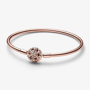 (image pour) Bracelet Pandora Moments Fermoir Flocon de Neige Scintillant - 582338C01