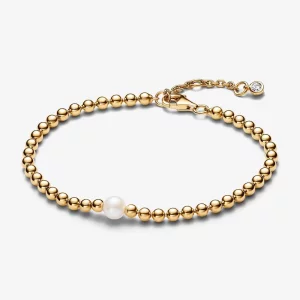 (image pour) Bracelet Perles d'eau douce cultivées et perles traitées Pandora - 563173C01