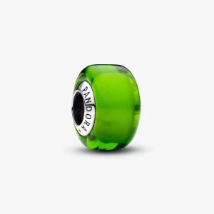 (image pour) Charm en verre de Murano vert mini Pandora - 793106C00