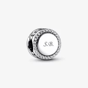 (image pour) Charm Pandora Bouton Scintillant Personnalisable - 798747C01