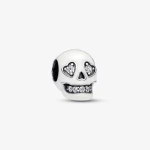 (image pour) Charm Pandora Crâne scintillant phosphorescent - 792811C01