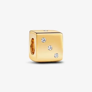 Charm Pandora Dé à jouer étincelant - 761269C01 (image pour) Charm Pandora Dé à jouer étincelant - 761269C01