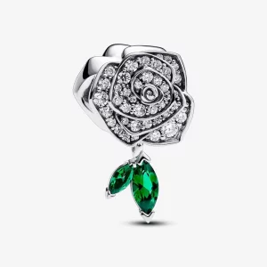 (image pour) Charm Pandora Rose étincelante en fleur - 793201C01
