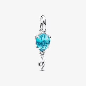 (image pour) Charm pendentif ballon en verre de Murano bleu Pandora - 792792C01
