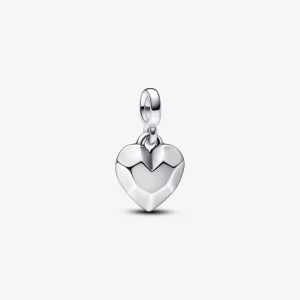 (image pour) Charm pendentif mini cœur à facettes Pandora ME - 792305C00