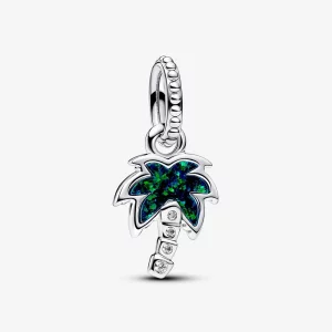 (image pour) Charm pendentif Palmier Vert Opalescent Pandora - 793352C01