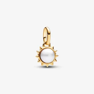 (image pour) Charm Suspendu Mini Soleil Perle de Culture d'Eau Douce Traitée Pandora ME - 763035C01