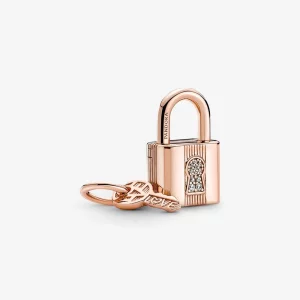 (image pour) Charme à breloque cadenas et clé Pandora - 780088C01