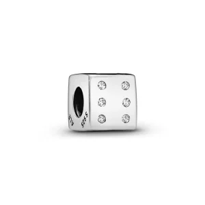 Charme Dés Étincelants Pandora - 791269CZ (image pour) Charme Dés Étincelants Pandora - 791269CZ
