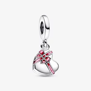 Charme Pandora Cœur Ouvrable Boîte de Chocolats - 792587C01 (image pour) Charme Pandora Cœur Ouvrable Boîte de Chocolats - 792587C01