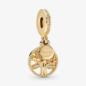 Charme pendentif Arbre généalogologique scintillant Pandora - 768661C01 (image pour) Charme pendentif Arbre généalogologique scintillant Pandora - 768661C01