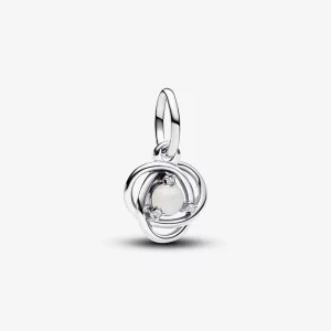 (image pour) Charme pendentif Cercle Éternité Perle de Culture Fraîche Juin Pandora - 793125C06