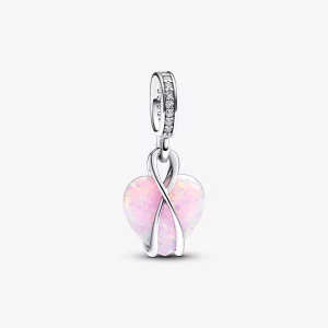 (image pour) Charme pendentif Cœur Opalescent Maman Pandora - 793202C01