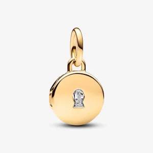 (image pour) Charme pendentif médaillon ouvrable et gravable Love - 763066C01